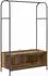 vidaXL Kleiderständer braun, Eichen-Optik, 100x44x160cm