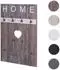 MCW Wandgarderobe C89 Home Shabby-Look Paulownia Holz 91x60cm Braun (MCW-C89)