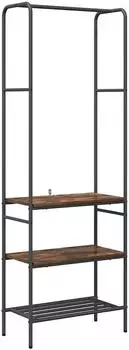 vidaXL Kleiderst&auml;nder Holzwerkstoff Ger&auml;ucherte Eiche 60x30x171cm