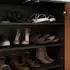 Idimex MIRAN Schuhschrank 3 Türen, schwarz/Eiche, 25 Paar
