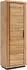 MCA Furniture Greno Garderobenschrank 69,5x200,5x40cm, Eiche, 1 Holztür mit Kleiderstange