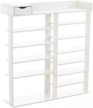 CLP Schuhregal Kristina MDF, weiß (317137)