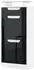 Vladon Fiesta V2 Schuhschrank 2 Klappen, Schublade, Glasablage, 46x104x23cm (Fiesta V2)
