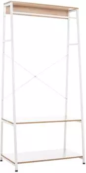 CLP Kleiderst&auml;nder Luton Industrial-Look Holzwerkstoff, natur/wei&szlig; (317333)