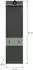 xonox.home Canu Garderobenpaneel Basaltgrau/Smoke Green 165x45x29cm (X4CP1623)