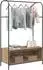 vidaXL Kleiderständer braun, Eichen-Optik, 100x44x160cm (868456)