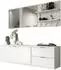 Inn.Furn SystemX Garderobe 4-teilig, weiß Hochglanz, 144cm