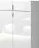 Inn.Furn SystemX Garderobe 4-teilig, weiß Hochglanz, 144cm