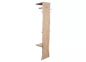 Massivmoebel24 Pure Acacia Garderobe Akazie, natur lackiert, 36x40x200cm (09-900-886-7014)
