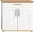 Inn.Furn Mirano Schuhschrank weiß Lärche / Eiche Artisan, 95cm (Mirano)