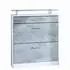Vladon Loret Schuhschrank Schuhkipper, Beton Oxid Optik, 89x104x23cm (800000585017)