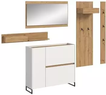 xonox.home Drive Garderobenkombination 5-tlg., wei&szlig;, 192x236cm (61-X7HL3G02)