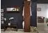 Massivmoebel24 Pure Acacia Garderobe Akazie braun lackiert 36x40x200cm (09-900-886-8014)