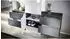 Vladon Carlton Set 3 Wandgarderobe anthrazit matt/sandgrau hochglanz, Holzwerkstoff, 157x193x35cm (800000584210)