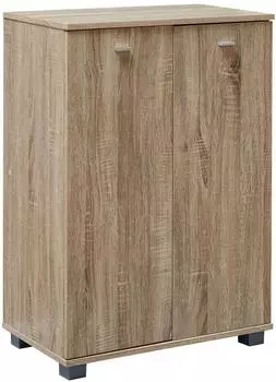 Wohnling Aurelia Schuhschrank 2 Türen, Sonoma, 60x35x90cm (WL1.175)