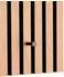 Mirrors and More Grace Wandgarderobe Eiche Artisan/schwarz, 60x30cm (GRACE)