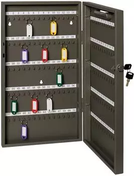 Alco Schlüsselschrank Stahlblech 68 Schlüssel anthrazit (894)