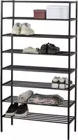 WOOOD Schuhregal "Ferro mit pulverbeschichtetem Eisen stapelbar" Tragkraft 15 kg pro