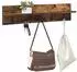 vidaXL Wandmontierter Kleiderständer Räuchereiche 80x10,5x18cm (874399)