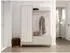 Mirjan24 Garderobe-Set Xylix 1D1K mit Spiegel, sandfarben, Metall, 134x180x40cm