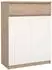 INOSIGN Naia Schuhschrank 2 Türen, 4 Fächer, 1 Schublade, Holzwerkstoff, weiß/Eiche, 80,4x111,3x40cm