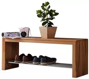 main möbel Bayreuth Schuhregal 100x30cm, Kernbuche massiv (KM-0240)