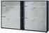 Vladon Today Schuhschrank 4 Klappen, 2 Schubladen, 155,5x95x28cm, Beton Oxid Optik