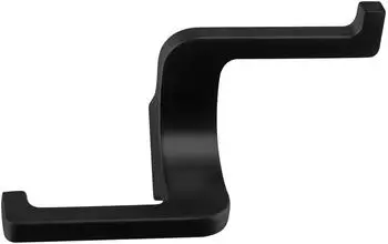 Sotech BILL Garderobenhaken Doppelhaken, schwarz matt, 2er-Pack (122454)