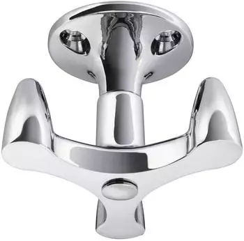 Sotech Drehhaken Rena 3-fach, Chrom, 10er-Pack (SO42000-III)
