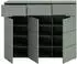 xonox.home Canu Schuhschrank Smoke Green, 120x94x37cm (X4CP1604)