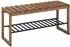 MCW MCW-P57 Garderoben-Bank Massivholz Eiche, 45x88x30cm (100554)