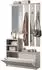 Selsey Yesfir Flurmöbel-Set mit Schuhschrank und Haken, greige (Yesfir)