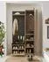 moebel-dich-auf VOLAM Kompaktgarderobe Artisan Eiche/schwarz, Spiegeltür, 114x197x40cm (VKE.86291V2)