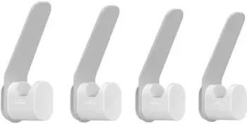 DURABLE DURASTORE® Garderobenhaken 4 Haken, weiß (184910)