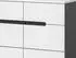 Inn.Furn Cooper Garderoben-Set 4-teilig, weiß/grau, Soft-Close, 175x190cm