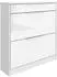 Borchardt-Möbel Oliva Schuhschrank weiß matt/Hochglanz, 89x96x24cm (24547006-0)