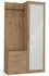 Selsey Duvio Flurgarderobe mit Schrank und Spiegel, Eiche Artisan, 100x35x180cm