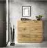 CarryHome Sam Schuhkipper mit 6 Klappen, Eiche Artisan, 116x103x17cm (62247960-0)
