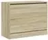 vidaXL Schuhschrank Sonoma-Eiche 80x34x63cm Holzwerkstoff