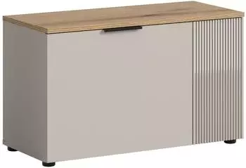xonox.home Slide Garderobenbank mit Stauraum, Kaschmir / Evoke Oak, 80x48x36cm (X9QQ9631)