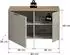 xonox.home Slide Garderobenbank mit Stauraum, Kaschmir / Evoke Oak, 80x48x36cm (X9QQ9631)