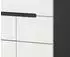 Inn.Furn Cooper Garderoben-Set 6-teilig, weiß/grau, 255x190x37cm, Soft-Close