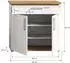 xonox.home Verona Schuhschrank 1 Schublade, 2 Türen, Lärche/Eiche (X70K5603)