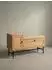 KADIMA DESIGN Schuhbank mit Sitzfläche, Eiche-Dekor, Rattan, 100x60x38cm