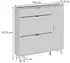 VICCO Helge Schuhschrank weiß, 108x107,5cm (54243)