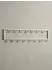 KADIMA DESIGN Wandgarderobe mit 15 Haken, Metall, silber, 80x20x4cm