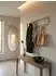 KADIMA DESIGN Wandgarderobe mit 15 Haken, Metall, silber, 80x20x4cm