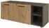 VICCO Irma Schuhschrank 2 Türen, anthrazit/Eiche Artisan, 106x43cm (59039)