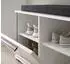 Furn.Design Design-D Garderobenbank weiß Hochglanz, Soft-Close, 80x50cm (GE62117-03)