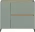 Inn.Furn Borga Schuhkipper salbeigrün, Eiche Artisan, 110x94cm (GE70148-02)